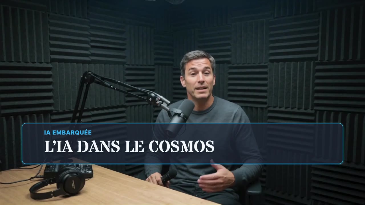 Miniature de la vidéo : Télescope en orbite pointé vers une nébuleuse, maillé de réseaux neuronaux